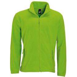 Sol's North Full Zip Outdoor Fleece Jacket - LIme