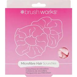 Brushworks Microfibre Hair Scrunchies X 2