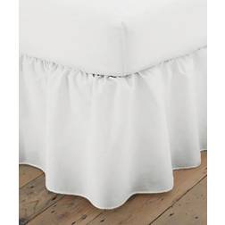 Charlotte Thomas Plain Dye 144 Count Combed Valance Sheet White