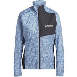 Adidas Trail Wind Jacke Herren Hellblau/Schwarz, XL