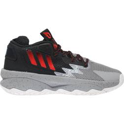 Adidas Dame Basketball Shoes Grey/Red/Core Black