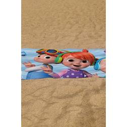 CoComelon Music Character Cotton Velour Beach Towel