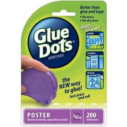 pack glue dots .375" poster dot disposable