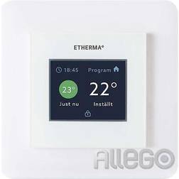 Etherma eTOUCH-eco Schaltereinbauthermostat weiß