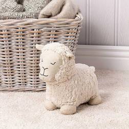 Paoletti Sheep Doorstop Blankets White