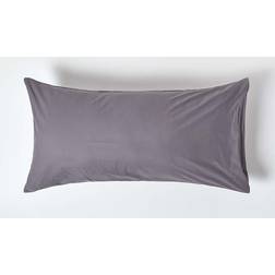 Homescapes King Egyptian Cotton 200 400 Thread Count Pillow Case Grey