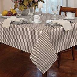 Alan Symonds Gingham Check Tablecloth Beige