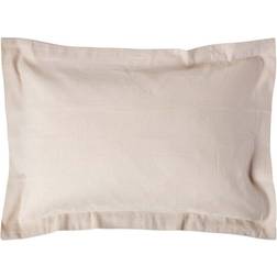 Homescapes Linen Oxford Pillow Case Natural