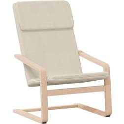 vidaXL Relaxing Cream Armchair