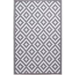 Homescapes Zoe Geometric Grey, White