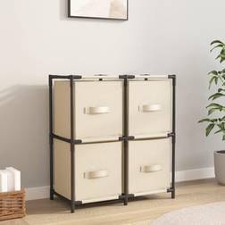 vidaXL cream Storage Cabinet