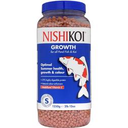 Nishikoi growth small pellet fish food jar