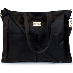 Badgley Mischka Rose Travel Weekender Tote XL Black