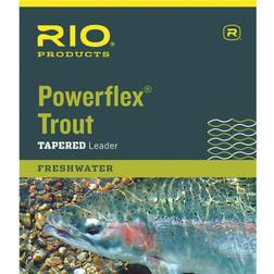 RIO Powerflex Trout Tapered Leaders 3 Pack 0X 9'