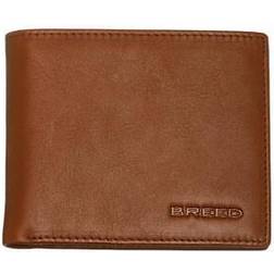 Breed Locke Genuine Leather Bi-Fold Wallet - Orange Brown Multi Color Available