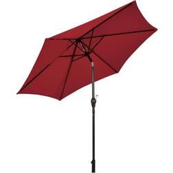 Costway 9Ft Outdoor Market Patio Umbrella Push Tilt Lift