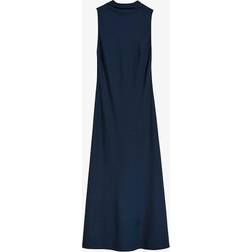 Ted Baker Eleanor Cowl Neck Sleeveless Midi Slip Dress - Dark Blue