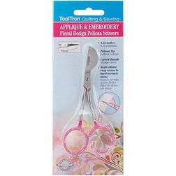 Tron Applique & Embroidery Scissors 4.75"-Floral