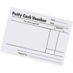 ValueX Petty Cash Pads 80 sheets PK5