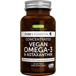 Igennus Pure & Essential Vegan Omega 3, EPA DHA Algae 60