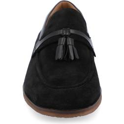 Thomas & Vine Hawthorn Apron Toe Tassel Loafer black