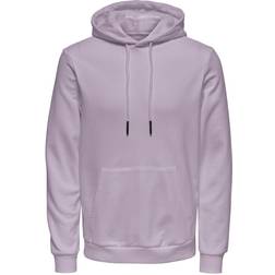Only & Sons Normal Passform Hoodie Sweatshirt - Lila/Purple Ash