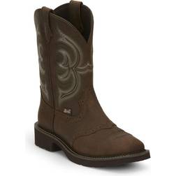 Justin Ladies Gypsy Inji Square Toe Boots Brown