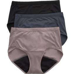 Hanes Comfort Period Briefs Underwear 3-pack - Assorted