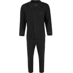 Hanes Men's Two Piece Sleep Set - Black