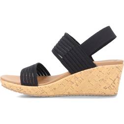 Skechers Black 'Beverlee' Glow Sandal