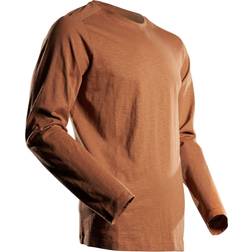 Mascot Customized Long Sleeve T-Shirt - Nut Brown