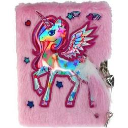 Tinka Magic, Heft Block, Plush Diary Unicorn 8-4285