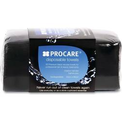 Procare professional biodegradable premium disposable towels black