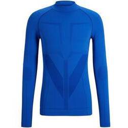 Falke Men Warm Long Sleeve Shirt - Blue