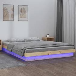 vidaXL brown, Solid Wood Bed Frame Bedstead