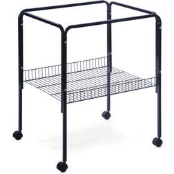 Prevue Pet Products Rolling Stand with Shelf, Black