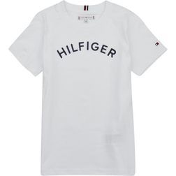 Tommy Hilfiger Arched Logo Jersey T-shirt - White