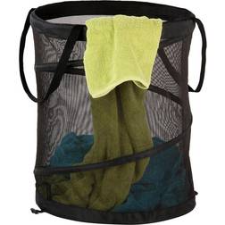 Honey Can Do dia. black mesh pop open hamper