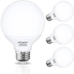 Daylight G25 led globe bulbs, comzler 4 count pack of 1 5000k white