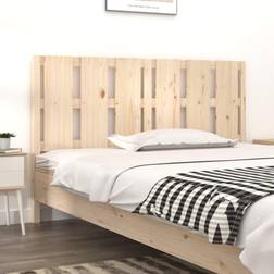 vidaXL brown, 155.5 Solid Pine Bed Headboard