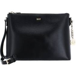 DKNY Bryant Zwarte Leren Crossbody Tas R31E3E49-BGD