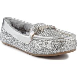 Juicy Couture Women's Intoit Moccasin Slippers Gray Gray