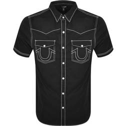 True Religion Big T Western Shirt - Black