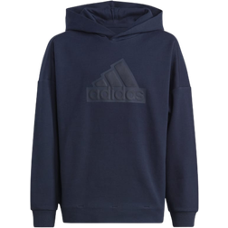 Adidas Junior Future Icons Logo Hoodie - Legend Ink