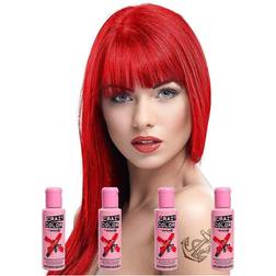 X Crazy Color Renbow Semi-Permanent Hair Colour Cream Dye