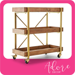 Adore Decor Holdings 3-Tier Cart Trolley Table