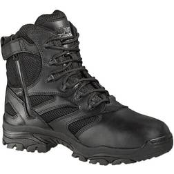 Thorogood Work Boots,Pln,Ins,Mens,7-1/2,Black,PR