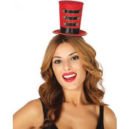 Ringmaster mini hat on headband ladies greatest showman fancy dress accessory