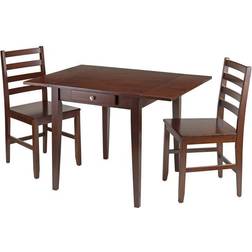 Winsome Wood 94366 Hamilton 3-Pc Drop Dining Set