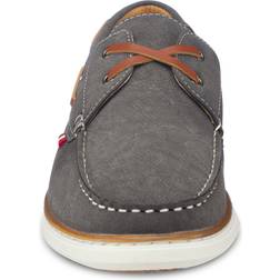 Aston Marc Men's Harbor Nubuck Boat Shoes Grey